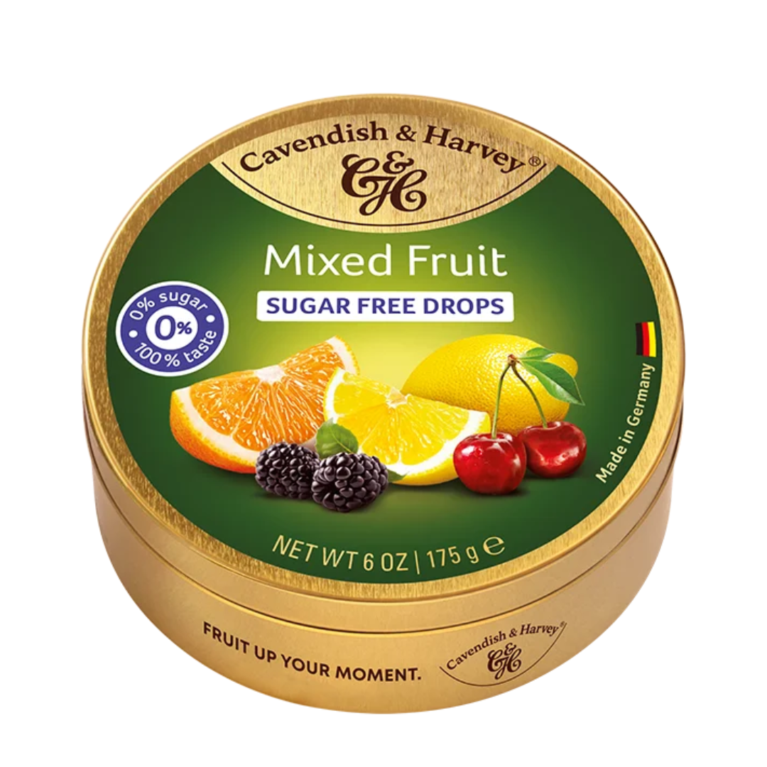Cavendish & Harvey Sugar Free Mixed Fruit Drops 175g